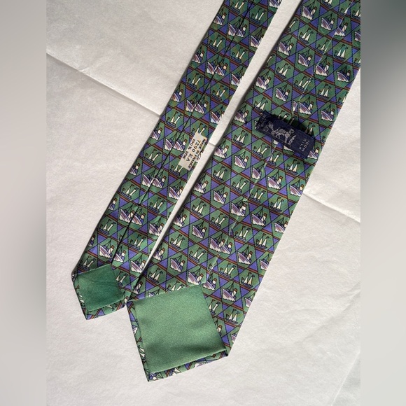 Authentic Vintage Hermes Silk Neck Tie (pick 1) - Picture 3 of 16